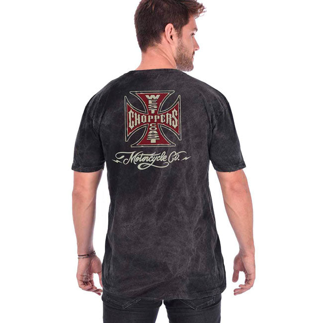 WCC Motorcycle Co. Vintage T-Shirt Black Wash