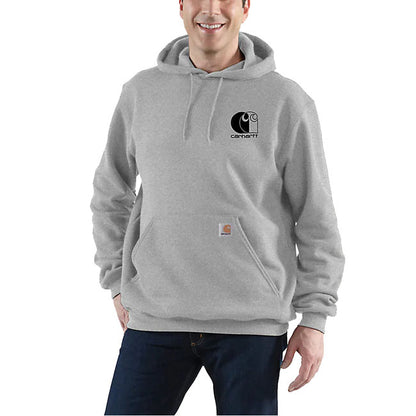 Carhartt Force Logo Hoodie Asphalt Heather - Carhartt product image 2