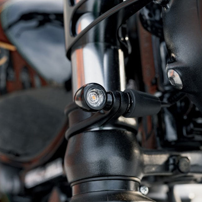 Motone, Pico LED Turn Signals. Black