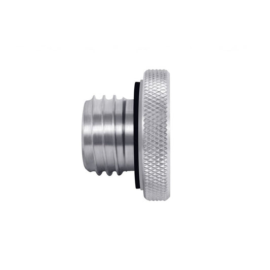 Motone, Vented Gas Cap. Clear Aluminium
