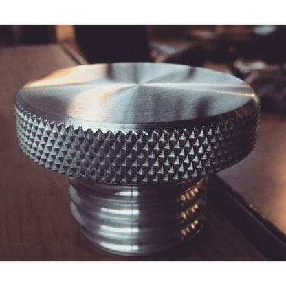 Motone, Vented Gas Cap. Clear Aluminium