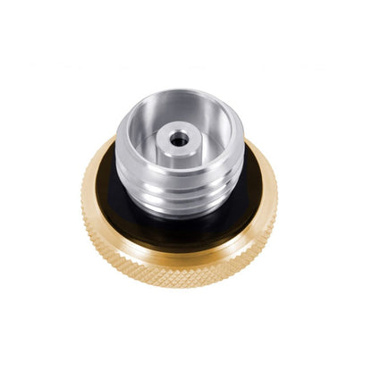 Motone, Vented Gas Cap. Brass Aluminium