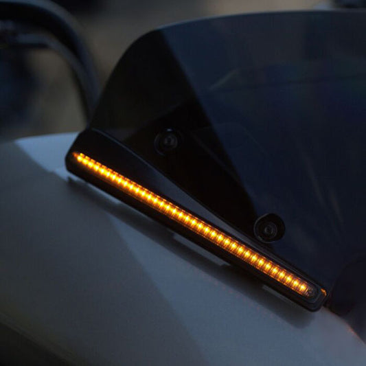 Custom Dynamics Road Glide LED windshield trim - Custom Dynamics light strips led at Pedro's Parts
