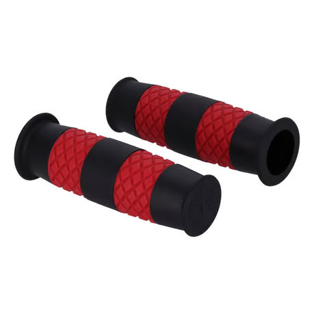 13 1/2, Outlaw grips. Black/Red 1"