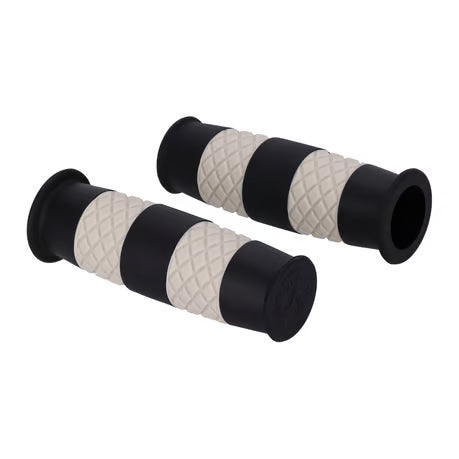 13 1/2, Outlaw grips. Black/White 1"