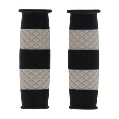 13 1/2, Outlaw grips. Black/White 1"