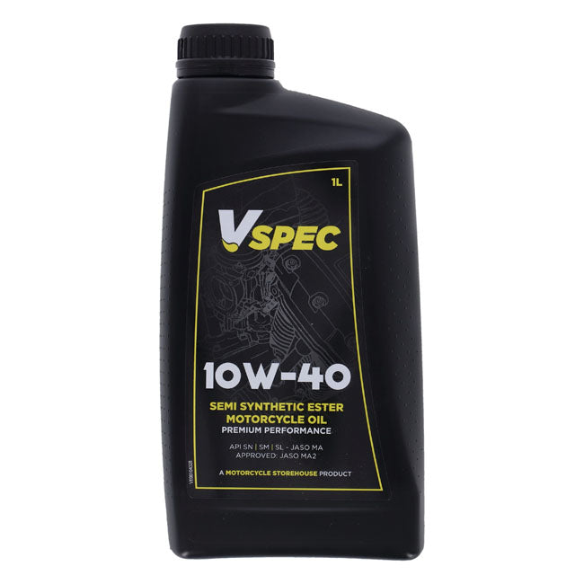 V Spec 10W40 Semi Synthetic Motor Oil - 1L bottle