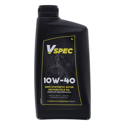 V Spec 10W40 Semi Synthetic Motor Oil - 1L bottle