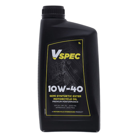 V Spec 10W40 Semi Synthetic Motor Oil - 1L bottle