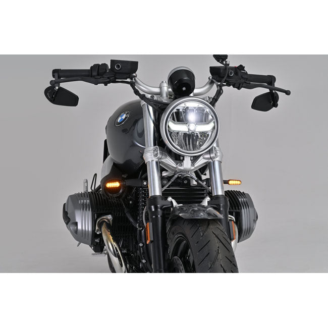 Daytona, 'D-Light Classic' Turn Signal Set. Black
