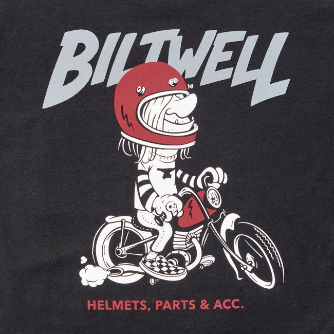 Biltwell Motorsickle T-Shirt black from Biltwell at Pedro’s Parts