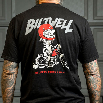 Biltwell Motorsickle T-Shirt black from Biltwell at Pedro’s Parts