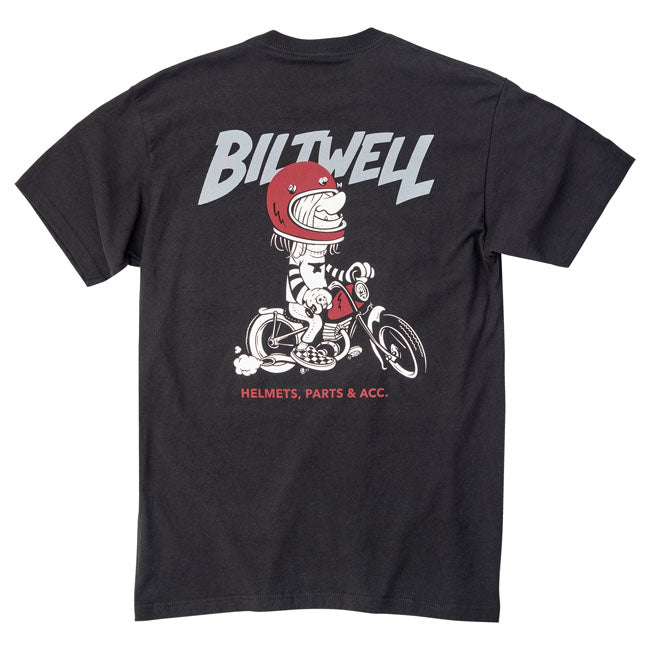 Biltwell Motorsickle T-Shirt black from Biltwell at Pedro’s Parts