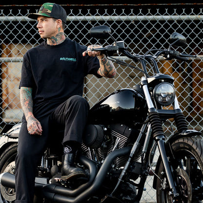 Biltwell Stepside T-Shirt black from Biltwell at Pedro’s Parts
