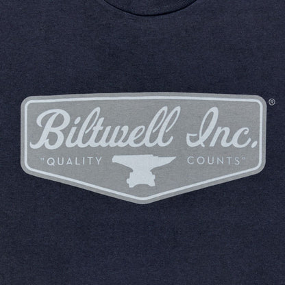Biltwell Grey shield T-Shirt black from Biltwell at Pedro’s Parts
