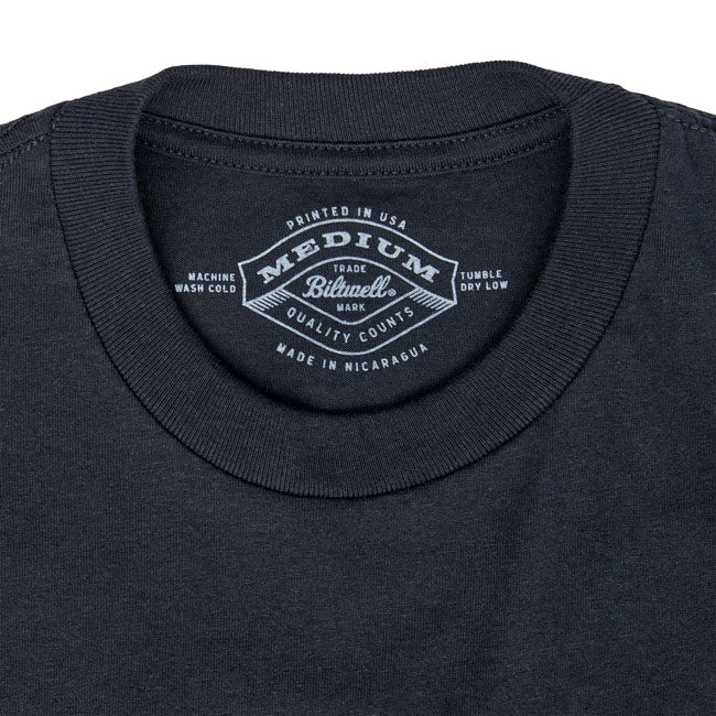 Biltwell Evolution T-Shirt black from Biltwell at Pedro’s Parts