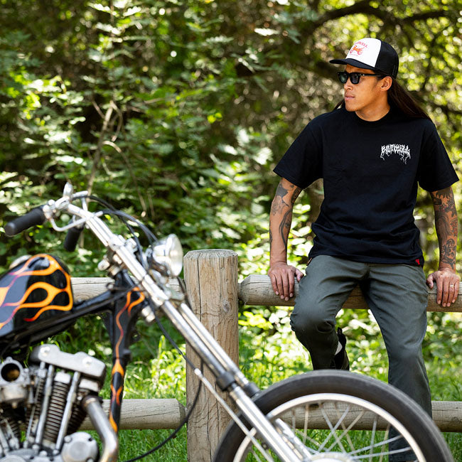 Biltwell Metal T-Shirt black from Biltwell at Pedro’s Parts