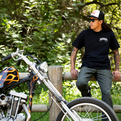 Biltwell Metal T-Shirt black from Biltwell at Pedro’s Parts