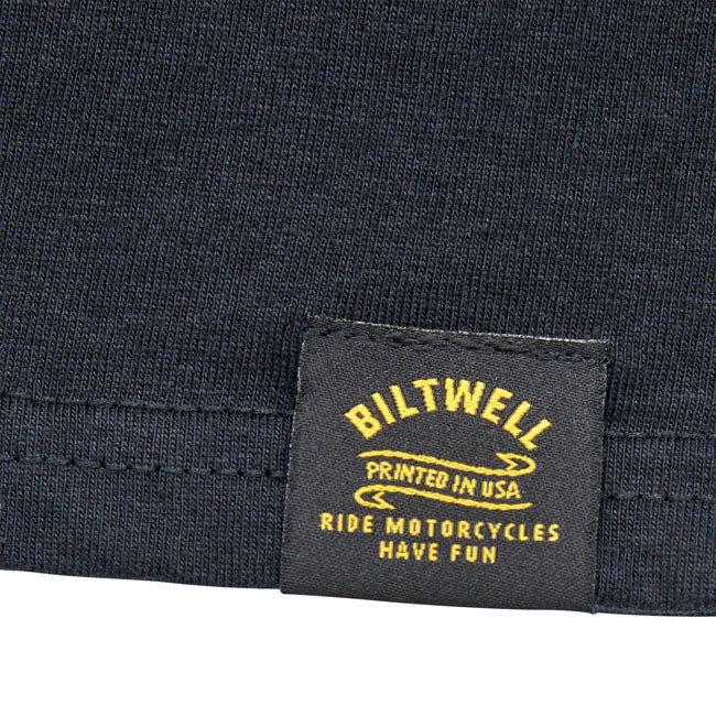 Biltwell Shorty T-Shirt black from Biltwell at Pedro’s Parts