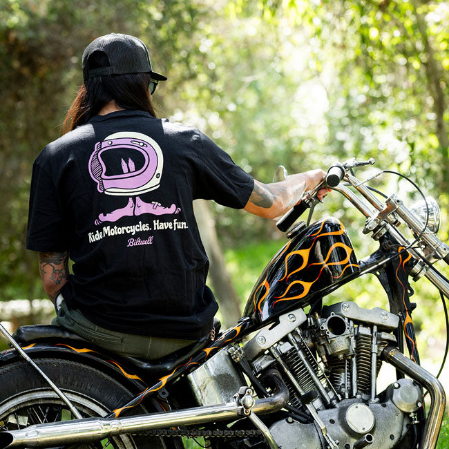 Biltwell Shorty T-Shirt black from Biltwell at Pedro’s Parts