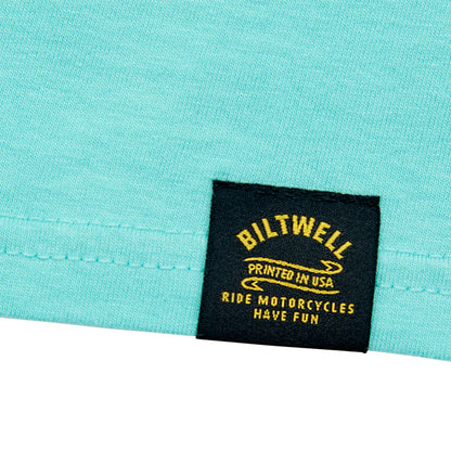 Biltwell Squatch T-Shirt chalky mint from Biltwell at Pedro’s Parts