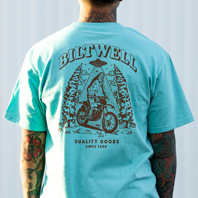 Biltwell Squatch T-Shirt chalky mint from Biltwell at Pedro’s Parts