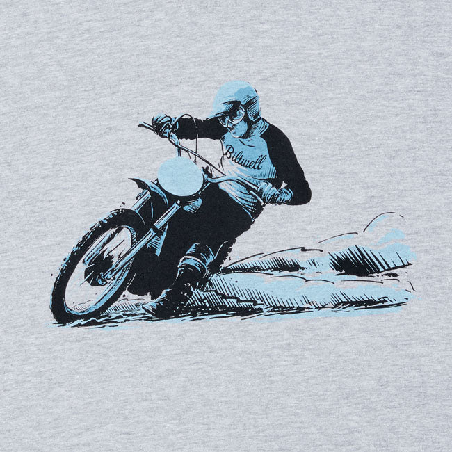 Biltwell Roost T-Shirt sporty grey from Biltwell at Pedro’s Parts