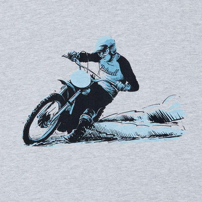Biltwell Roost T-Shirt sporty grey from Biltwell at Pedro’s Parts