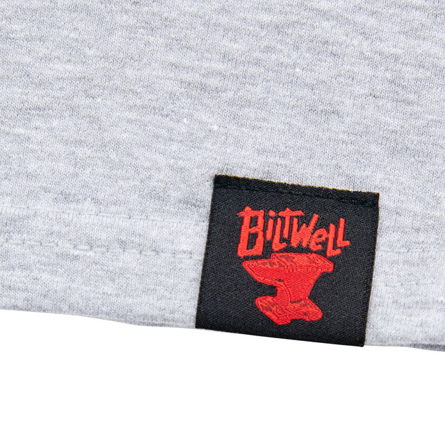 Biltwell Roost T-Shirt sporty grey from Biltwell at Pedro’s Parts
