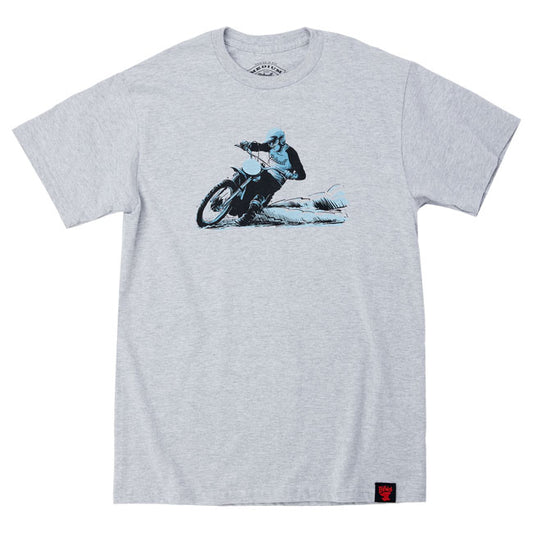 Biltwell Roost T-Shirt sporty grey from Biltwell at Pedro’s Parts