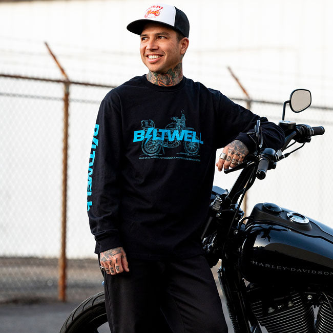 Biltwell ADVXL long sleeve T-Shirt black from Biltwell at Pedro’s Parts