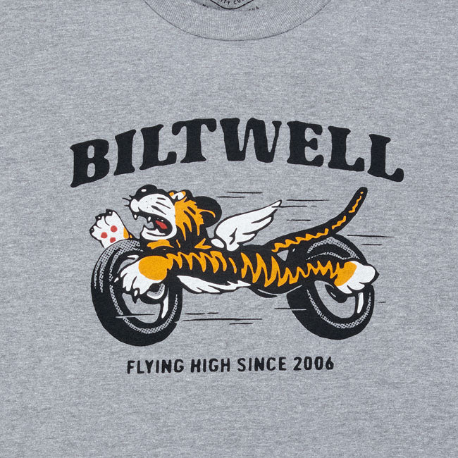 Biltwell Tiger long sleeve graphite from Biltwell at Pedro’s Parts