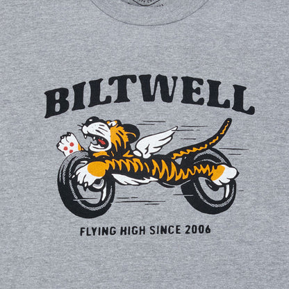Biltwell Tiger long sleeve graphite from Biltwell at Pedro’s Parts