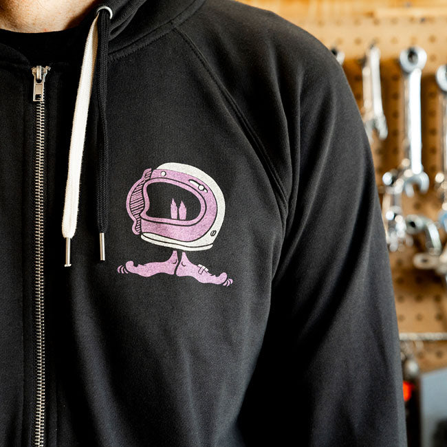 Biltwell Shorty zip Hoodie black from Biltwell at Pedro’s Parts