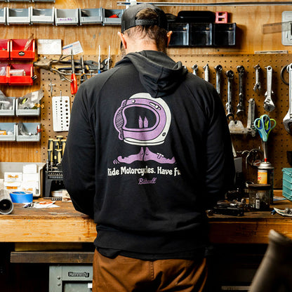 Biltwell Shorty zip Hoodie black from Biltwell at Pedro’s Parts