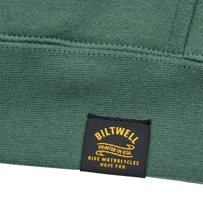 Biltwell Pan Hoodie green from Biltwell at Pedro’s Parts