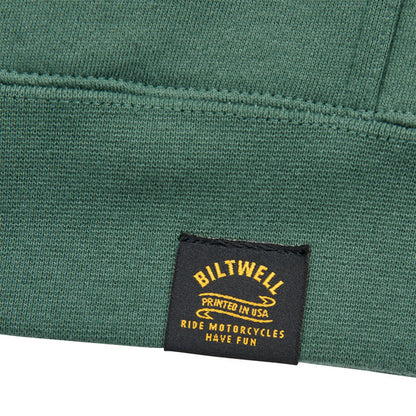 Biltwell Pan Hoodie green from Biltwell at Pedro’s Parts