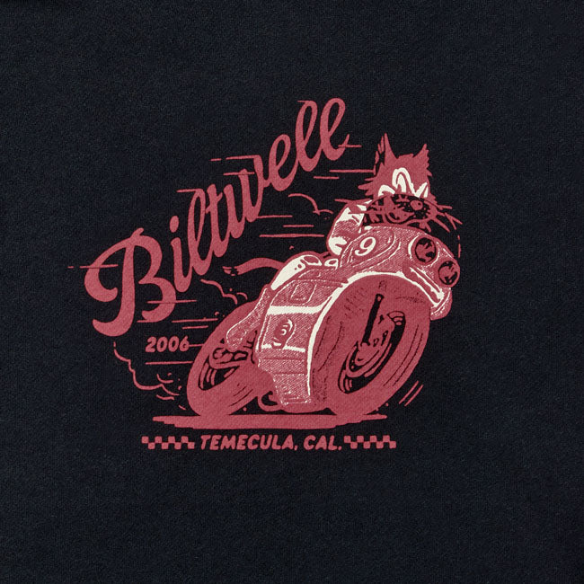 Biltwell Fast Cat Hoodie black from Biltwell at Pedro’s Parts