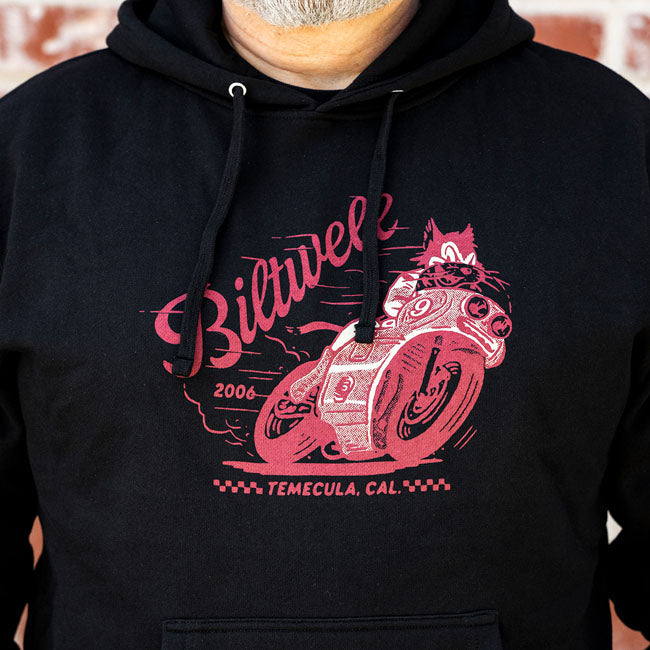 Biltwell Fast Cat Hoodie black from Biltwell at Pedro’s Parts
