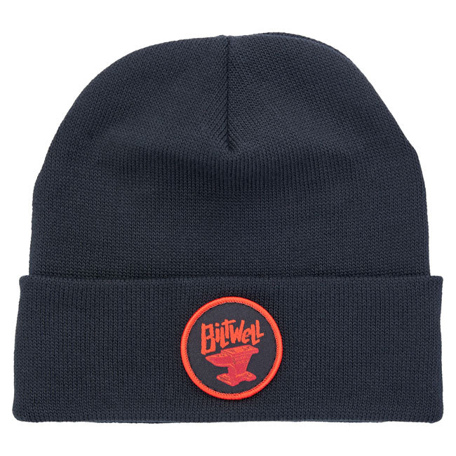 Biltwell Anvil beanie black/red from Biltwell at Pedro’s Parts