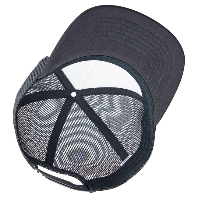 Biltwell Tiger trucker cap black/white from Biltwell at Pedro’s Parts