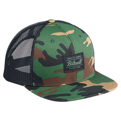 Biltwell Woodland trucker cap camo from Biltwell at Pedro’s Parts