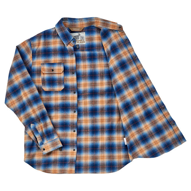 Biltwell HI Test Flannel shirt baja from Biltwell at Pedro’s Parts