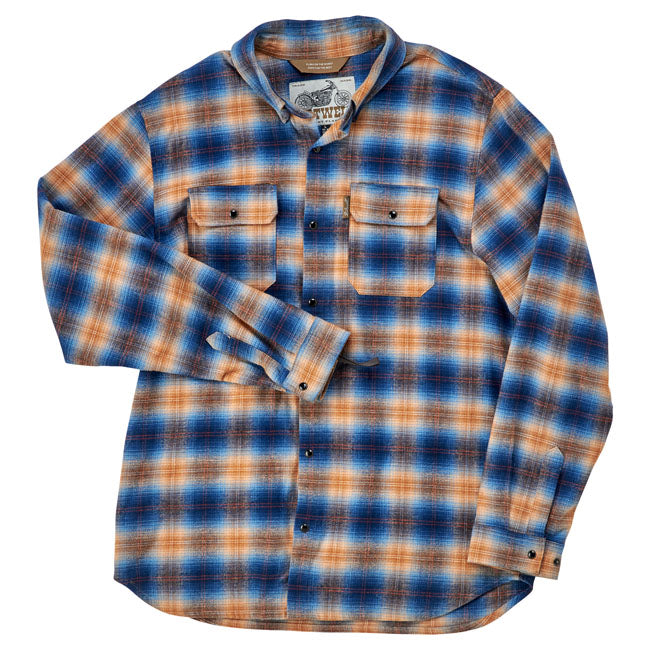 Biltwell HI Test Flannel shirt baja from Biltwell at Pedro’s Parts