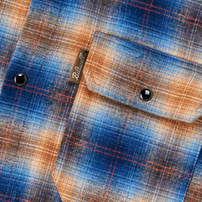 Biltwell HI Test Flannel shirt baja from Biltwell at Pedro’s Parts