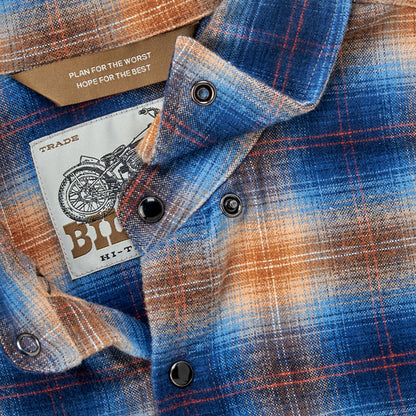 Biltwell HI Test Flannel shirt baja from Biltwell at Pedro’s Parts