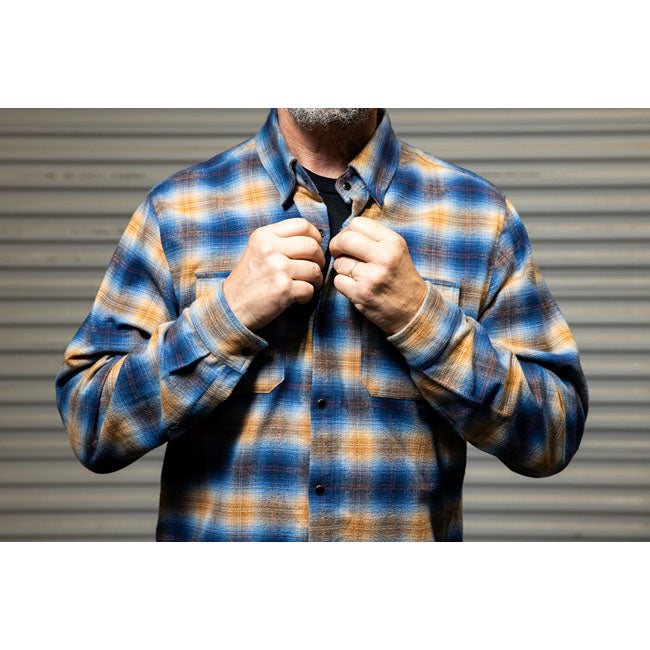 Biltwell HI Test Flannel shirt baja from Biltwell at Pedro’s Parts