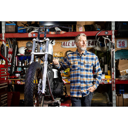Biltwell HI Test Flannel shirt baja from Biltwell at Pedro’s Parts
