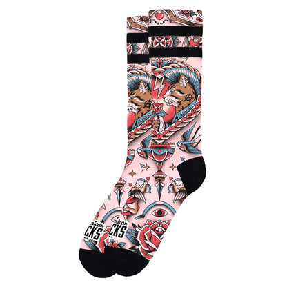 American Socks Feline Hearts Signature socks - product image 2