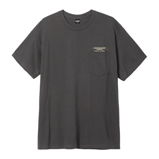 Loser Machine Fly Wheel T-Shirt Charcoal - Loser Machine product image